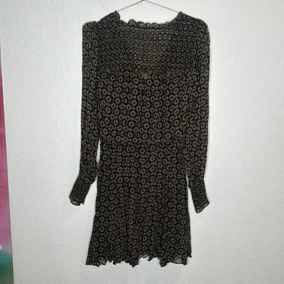 NWT VERONICA BEARD Sacchi printed chiffon mini dress Size 0